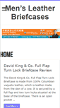 Mobile Screenshot of menleatherbriefcases.com